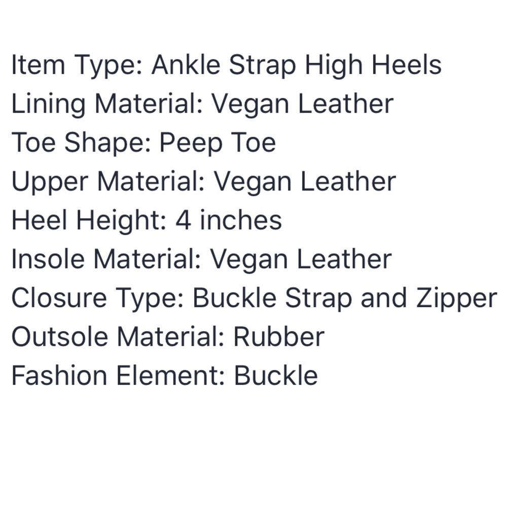 Buckle Strap Peep Toe Booties - Picture 7 of 8